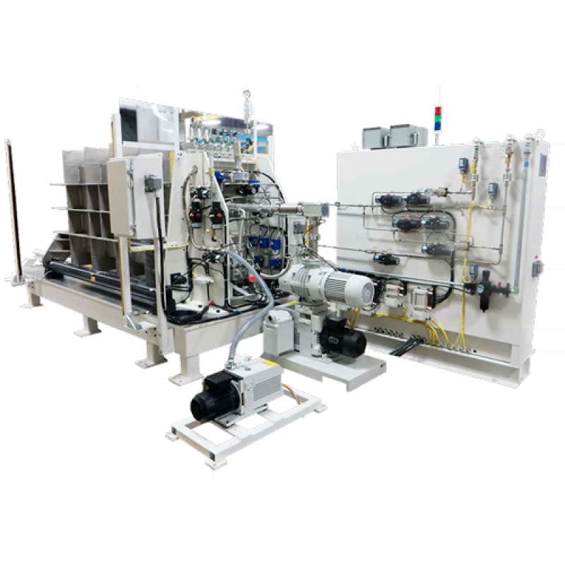 Burst Test/Helium Mass Spectrometer Leak Test System PCU