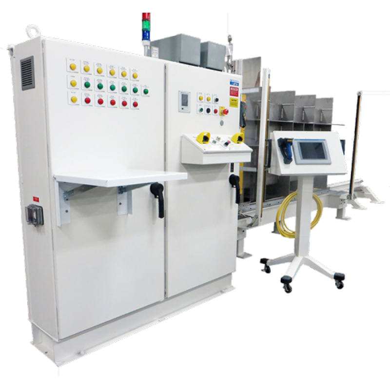 Burst Test/Helium Mass Spectrometer Leak Test System PCU