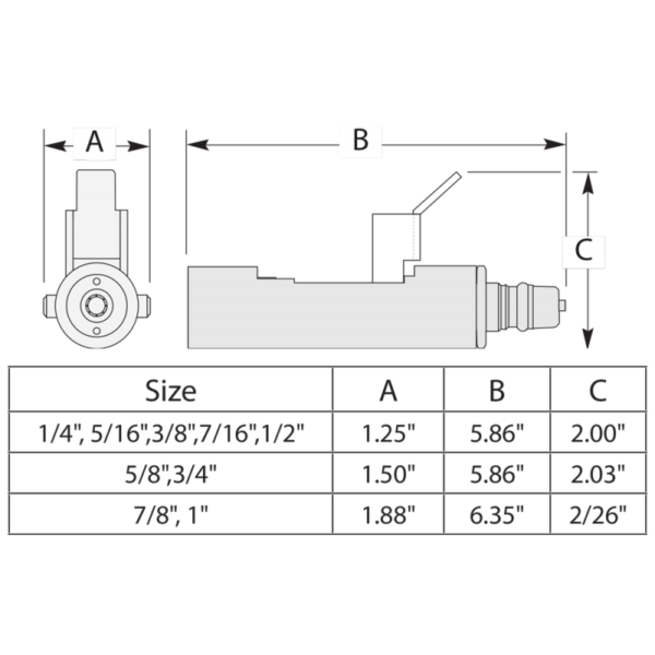 Series 93 TQC Tube Quick-Connect Coupler - Image 3