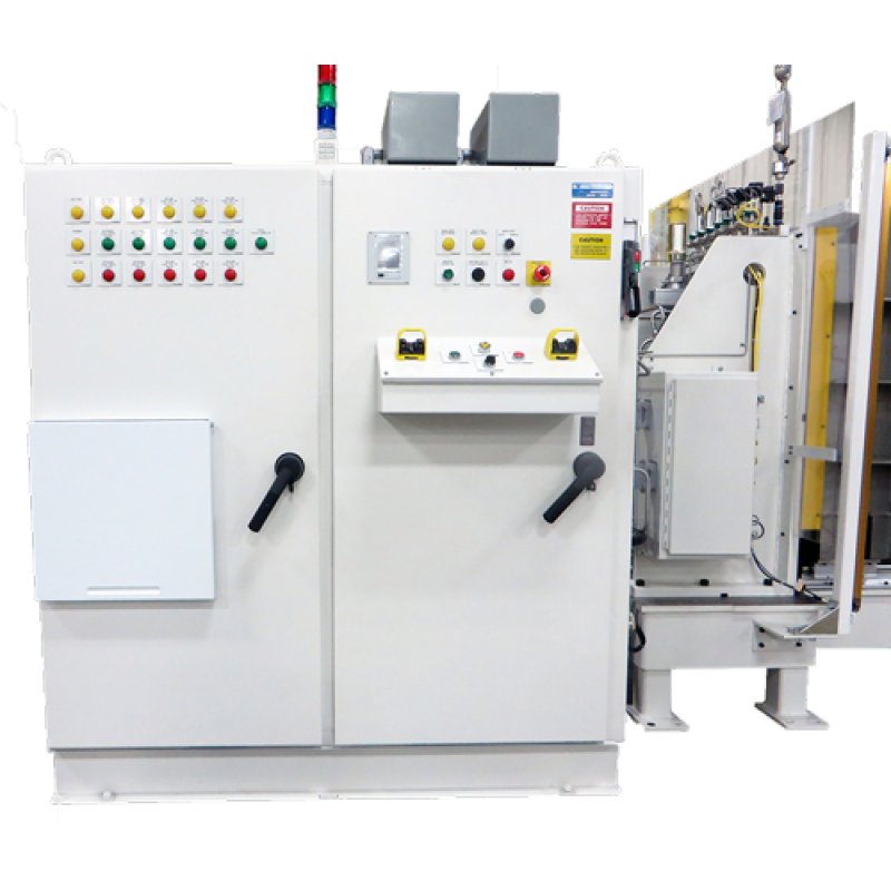 Burst Test/Helium Mass Spectrometer Leak Test System